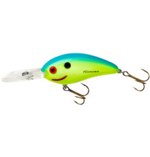 Воблер Pradco Bomber FAT FREE SHAD JR. 67F, цвет Chartreuse Blue, 17,1 гр.