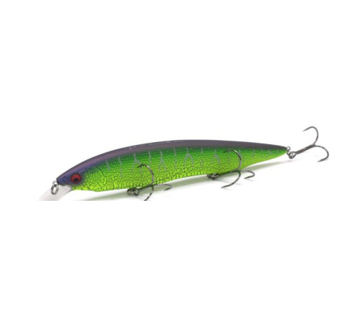 Воблер минноу Megabass KANATA 160F mat green lizard, 30 гр.