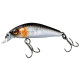 Воблер минноу Jackall CHUBBY MINNOW 35SP hl silver & black, 2.3 гр.
