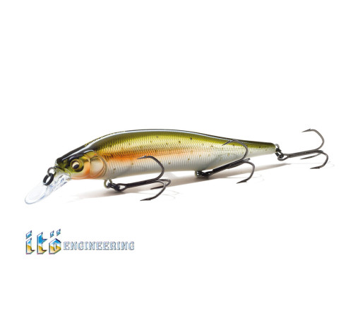 Воблер минноу Megabass ITO-SHINER 115SP wagin rainbow, 14 гр.