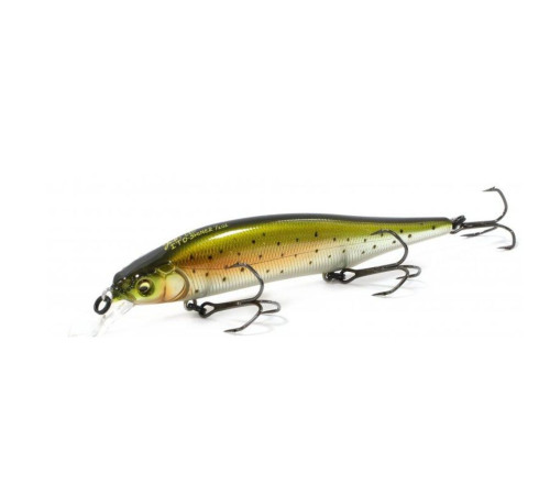 Воблер минноу Megabass ITO-SHINER 115SP wagin rainbow, 14 гр.