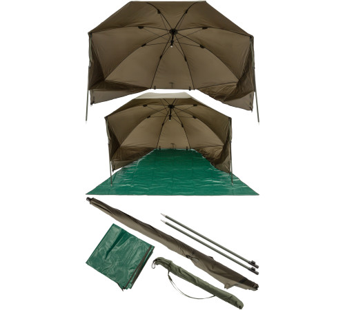 Зонт-палатка Fish2Fish UA-8 250 см с напольным тентом