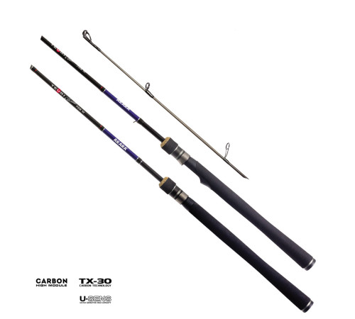 Спиннинг Akara Teuri Classic M702 TX-30, углеволокно, штекерный, 2,1 м, тест: 8-24,5 г, 121 г