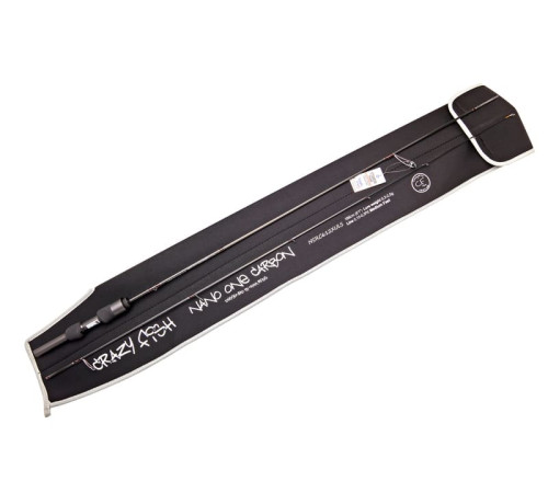 Спиннинг Crazy Fish Nano One Carbon NSRC612XULS, углеволокно, 1.85 м, тест: 0.3-2.5 г, 58 г