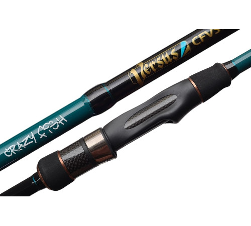 Спиннинг Crazy Fish Versus VSR802LT, углеволокно, 2.44 м, тест: 5-18 г, 110 г