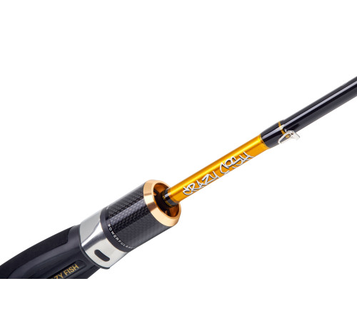 Спиннинг Crazy Fish Ebisu 2 Gold SG602SUL Nano Jig new style, углеволокно, 1.83 м, тест: 0.5-3 г, 80 г