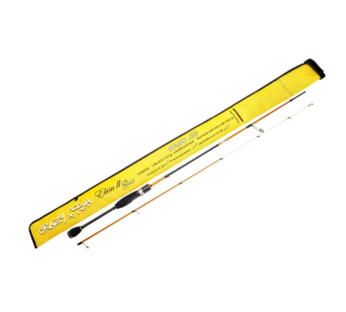 Спиннинг Crazy Fish Ebisu 2 Gold SG602SUL Nano Jig new style, углеволокно, 1.83 м, тест: 0.5-3 г, 80 г
