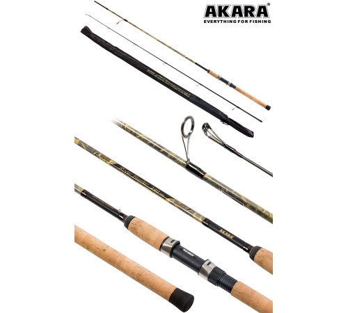 Спиннинг Akara River Hunter M, углеволокно, штекерный, 2,1 м, тест: 7-28 г, 120 г