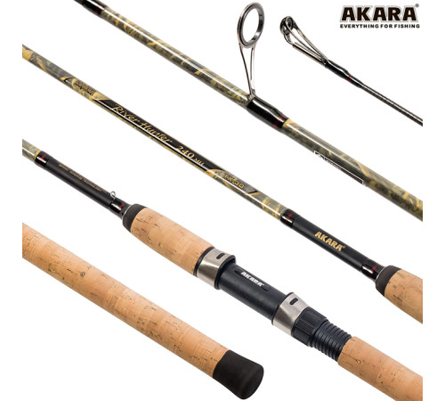 Спиннинг Akara River Hunter M, углеволокно, штекерный, 2,1 м, тест: 7-28 г, 120 г