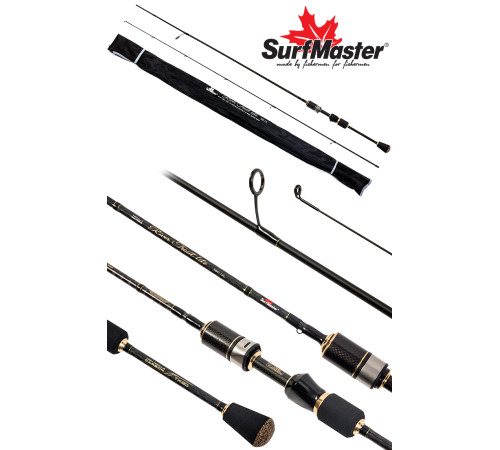 Спиннинг Surf Master River Trout Lite UL, углепластик, штекерный, 1,8 м, тест: 0,2-4 г, 76 г