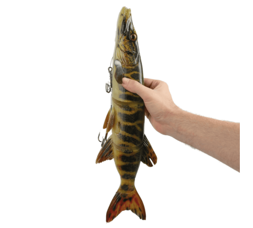 Воблер Savage Gear 4D Line Thru Pike 480SS цвет Firetiger