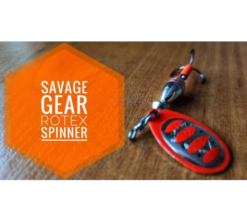 Блесна вращающаяся Savage Gear ROTEX SPINNER №4a , цвет 09-Gold Silver